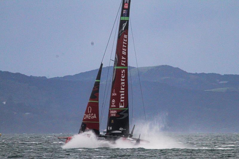 Te Aihe - AC75 - Emirates Team New Zealand - July 15, 2020 - Waitemata Harbour, Auckland, New Zealand - photo © Richard Gladwell / Sail-World.com