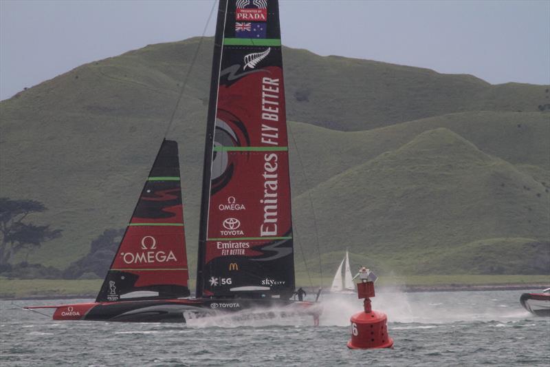 Te Aihe - AC75 - Emirates Team New Zealand - July 15, 2020 - Waitemata Harbour, Auckland, New Zealand - photo © Richard Gladwell / Sail-World.com