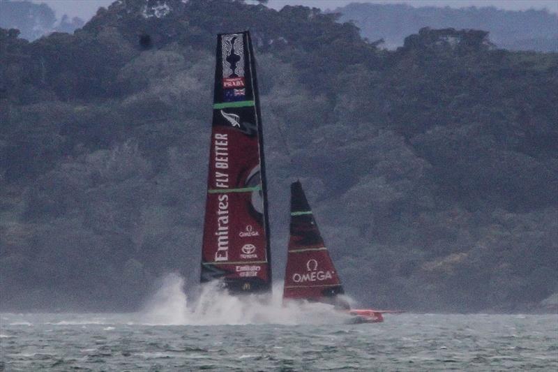 Te Aihe - AC75 - Emirates Team New Zealand - July 15, 2020 - Waitemata Harbour, Auckland, New Zealand - photo © Richard Gladwell / Sail-World.com