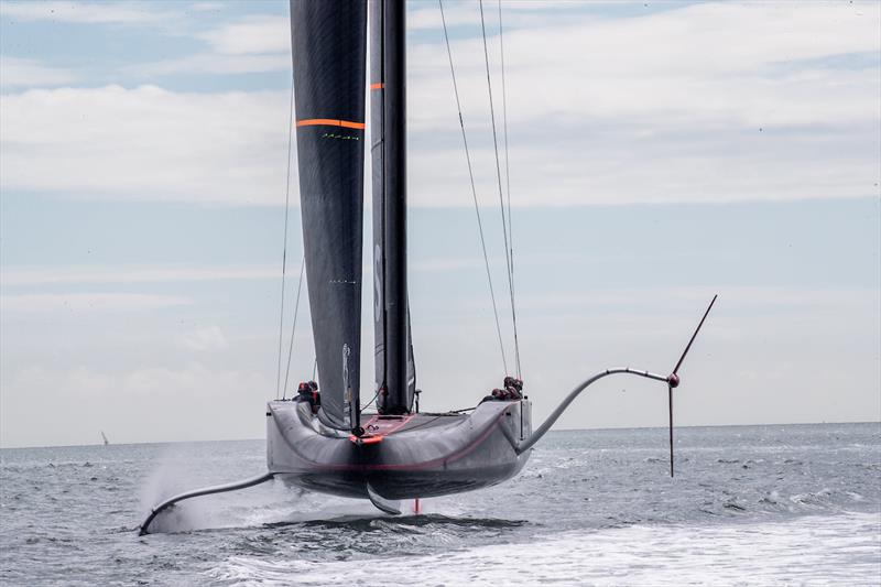 INEOS Team UK - AC75 - Britannia - Portsmouth, UK - July 16, 2020 photo copyright Cameron Gregory taken at Royal Yacht Squadron and featuring the AC75 class