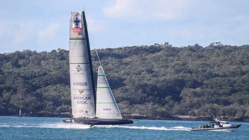 American Magic - Waitemata Harbour - Auckland - America's Cup 36 - July 27, 2020 photo copyright Richard Gladwell / Sail-World.com taken at New York Yacht Club and featuring the AC75 class