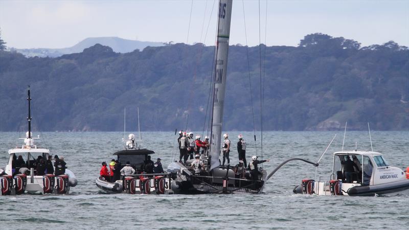 American Magic - Waitemata Harbour - Auckland - America's Cup 36 - July 27, 2020 - photo © Richard Gladwell / Sail-World.com