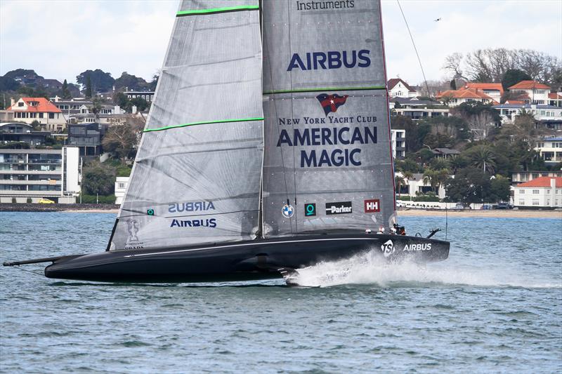 American Magic - Waitemata Harbour - Auckland - America's Cup 36 - July 27, 2020 - photo © Richard Gladwell / Sail-World.com