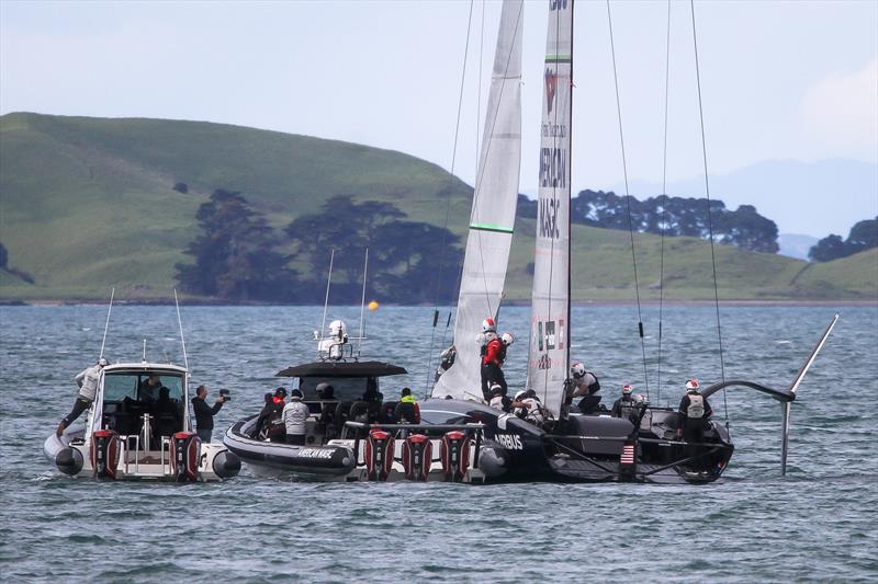 American Magic - Waitemata Harbour - Auckland - America's Cup 36 - July 27, 2020 photo copyright Richard Gladwell / Sail-World.com taken at New York Yacht Club and featuring the AC75 class