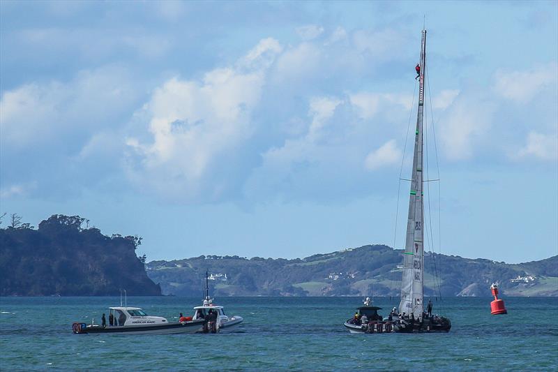 American Magic - Waitemata Harbour - Auckland - America's Cup 36 - July 27, 2020 - photo © Richard Gladwell / Sail-World.com