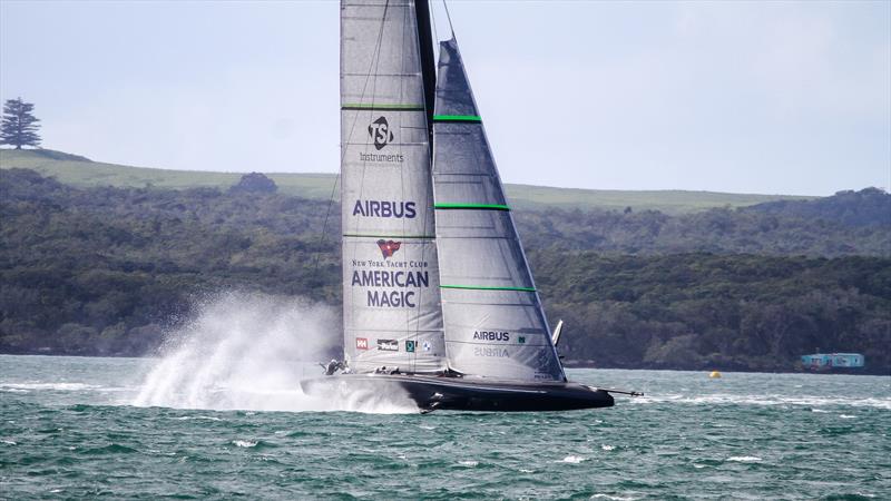 American Magic - Waitemata Habour - Auckland - America's Cup 36 - July 28, 2020 photo copyright Richard Gladwell taken at New York Yacht Club and featuring the AC75 class