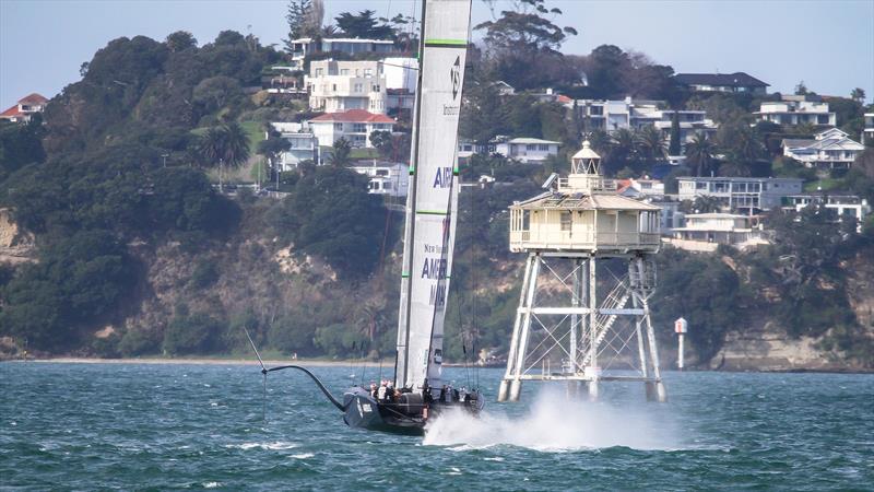 American Magic - Waitemata Habour - Auckland - America's Cup 36 - July 28, 2020 - photo © Richard Gladwell