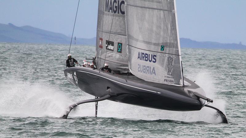 American Magic - Waitemata Harbour - Auckland - America's Cup 36 - July 30, 2020 photo copyright Richard Gladwell / Sail-World.com taken at Royal New Zealand Yacht Squadron and featuring the AC75 class