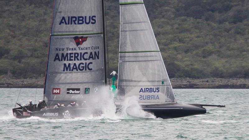 American Magic - Waitemata Harbour - Auckland - America's Cup 36 - July 30, 2020 photo copyright Richard Gladwell / Sail-World.com taken at Royal New Zealand Yacht Squadron and featuring the AC75 class