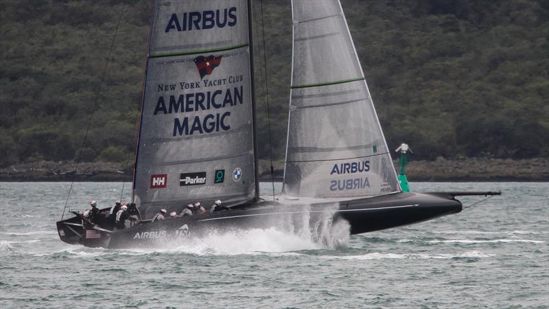 American Magic - Waitemata Harbour - Auckland - America's Cup 36 - July 30, 2020 photo copyright Richard Gladwell / Sail-World.com taken at Royal New Zealand Yacht Squadron and featuring the AC75 class