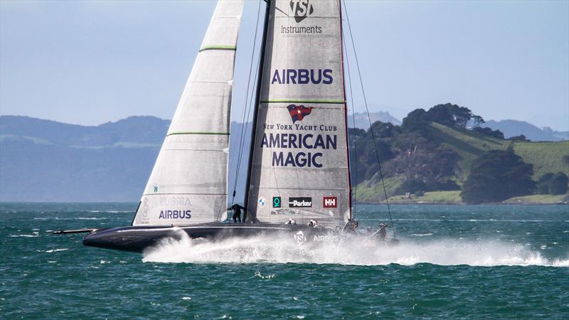 American Magic - Defiant - July 28, 2020 - Auckland photo copyright Richard Gladwell / Sail-World.com taken at New York Yacht Club and featuring the AC75 class