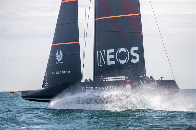 INEOS Team UK training on the Solent - July 2020 - photo © Cameron Gregory