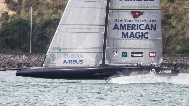 American Magic - Waitemata Harbour - Auckland - America's Cup 36 - July 28, 2020 photo copyright Richard Gladwell / Sail-World.com taken at Royal New Zealand Yacht Squadron and featuring the AC75 class