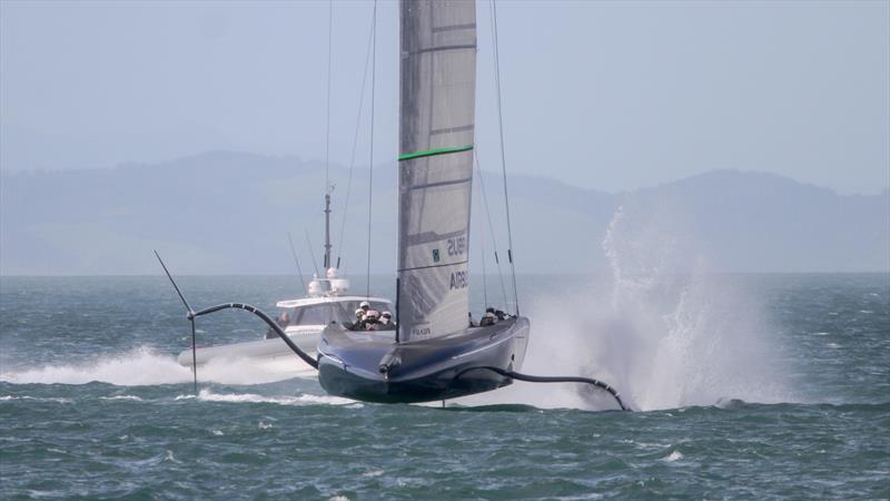 8B. American Magic - Waitemata Harbour - Auckland - America's Cup 36 - July 28, - redo photo copyright Richard Gladwell, Sail-World.com / nz taken at New York Yacht Club and featuring the AC75 class