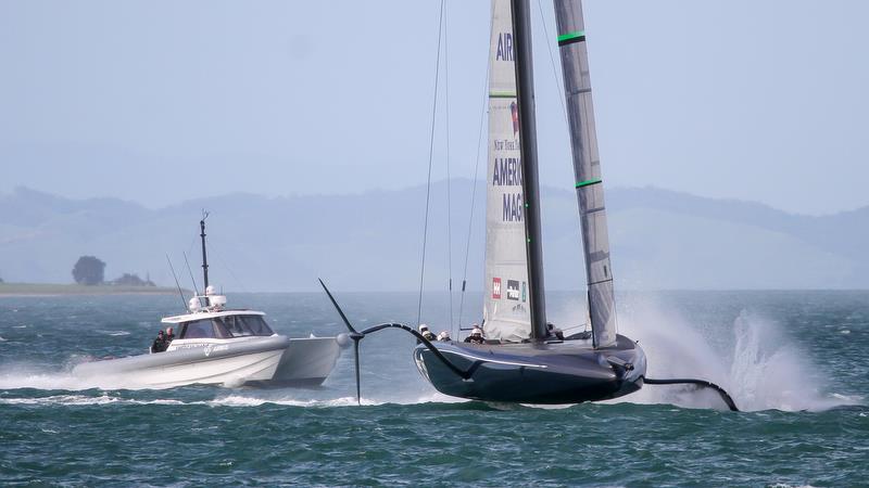 American Magic - Waitemata Harbour - Auckland - America's Cup 36 - July 28, 2020 - photo © Richard Gladwell / Sail-World.com