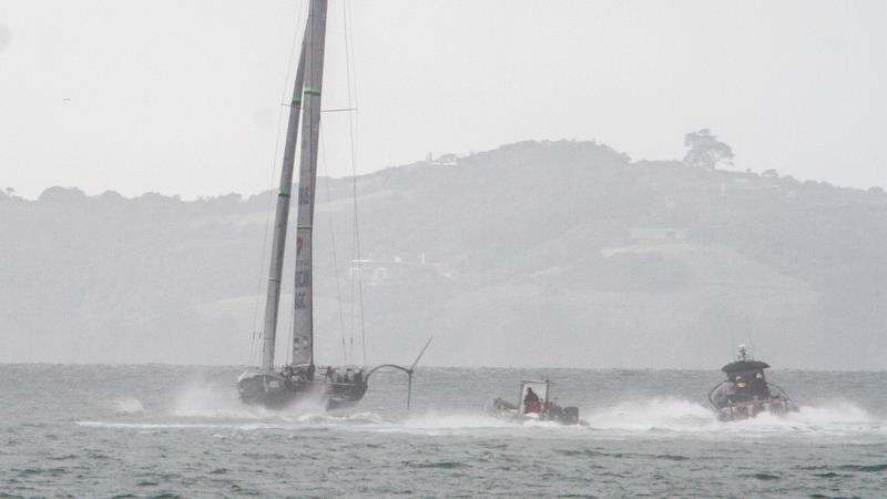 American Magic - Waitemata Harbour - Auckland - America's Cup 36 - August 3, 2020 - photo © Richard Gladwell / Sail-World.com