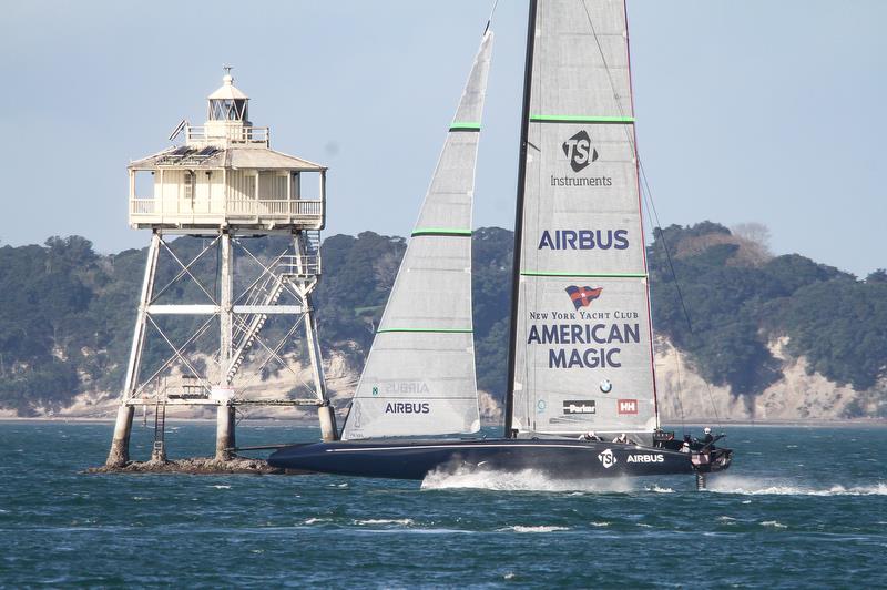 American Magic - Waitemata Harbour - Auckland - America's Cup 36 - August 3, 2020 photo copyright Richard Gladwell / Sail-World.com taken at New York Yacht Club and featuring the AC75 class