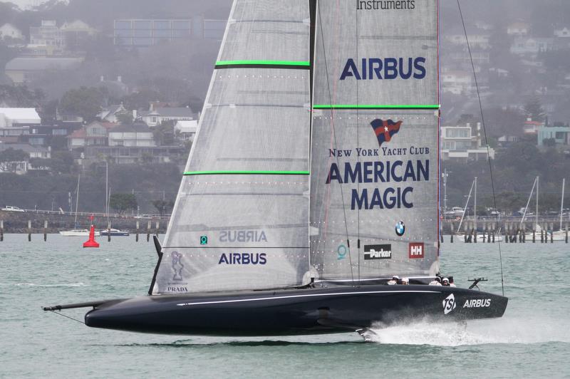 American Magic - Waitemata Harbour - Auckland - America's Cup 36 - August 3, 2020 - photo © Richard Gladwell / Sail-World.com