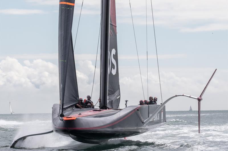 America's Cup: INEOS Team UK photo copyright Gregory/INEOS Team UK taken at  and featuring the AC75 class