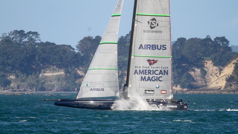 American Magic - Waitemata Harbour - Auckland - America's Cup 36 - August 3, 2020 - photo © Richard Gladwell / Sail-World.com