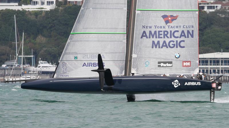 American Magic - Waitemata Harbour - Auckland - August 3, 2020 - America's Cup 36  photo copyright Richard Gladwell / Sail-World.com taken at New York Yacht Club and featuring the AC75 class