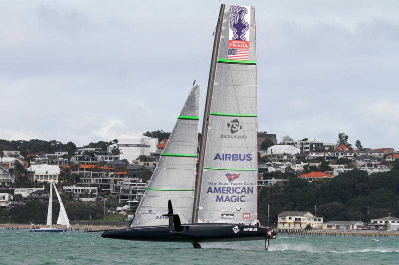 American Magic - Waitemata Harbour - Auckland - August 3, 2020 - America's Cup 36  photo copyright Richard Gladwell / Sail-World.com taken at New York Yacht Club and featuring the AC75 class