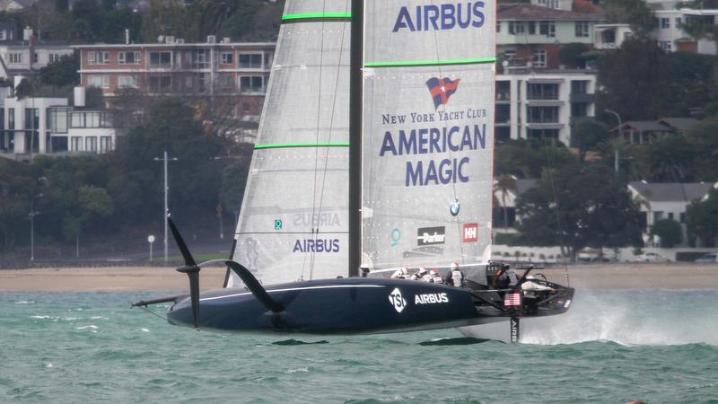 American Magic - Waitemata Harbour - Auckland - August 3, 2020 - America's Cup 36  photo copyright Richard Gladwell / Sail-World.com taken at New York Yacht Club and featuring the AC75 class