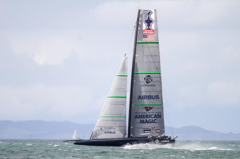 American Magic - Waitemata Harbour - Auckland - August 3, 2020 - America's Cup 36  photo copyright Richard Gladwell / Sail-World.com taken at New York Yacht Club and featuring the AC75 class