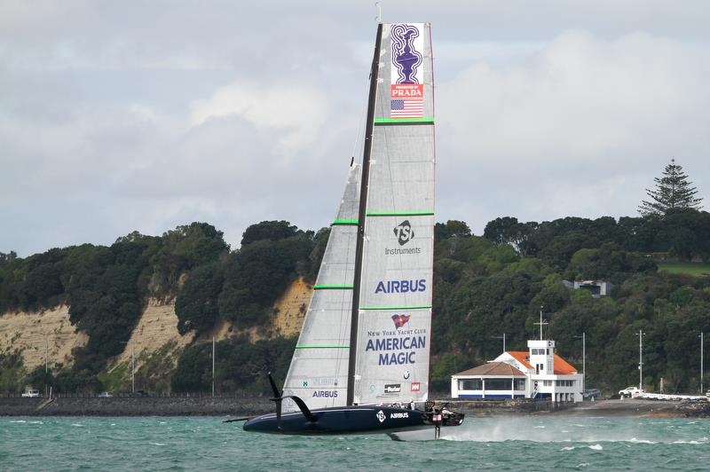 American Magic - Waitemata Harbour - Auckland - August 3, 2020 - America's Cup 36 - photo © Richard Gladwell / Sail-World.com