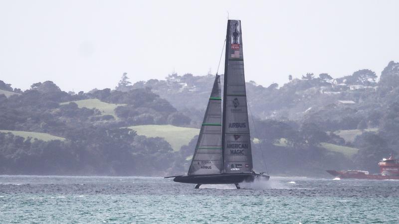 American Magic - Tamaki Strait - Auckland - August 7, 2020 - 36th America's Cup photo copyright Richard Gladwell / Sail-World.com taken at New York Yacht Club and featuring the AC75 class