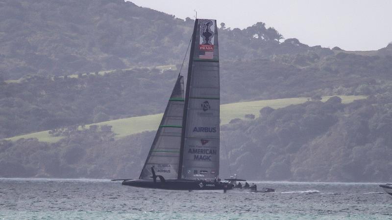 American Magic - Tamaki Strait - Auckland - August 7, 2020 - 36th America's Cup photo copyright Richard Gladwell / Sail-World.com taken at New York Yacht Club and featuring the AC75 class