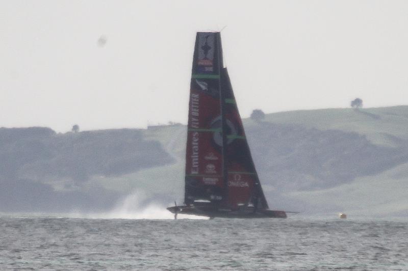 Te Aihe - Study shot - AC75 practice Hauraki Gulf - August 13, 2020 - 36th America's Cup - photo © Richard Gladwell / Sail-World.com