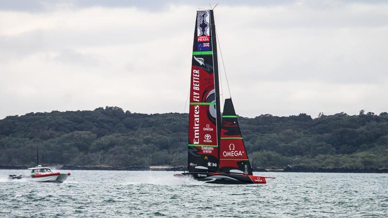 Te Aihe - AC75 - Emirates Team New Zealand - August 14, 2020, Waitemata Harbour, Auckland, New Zealand - photo © Richard Gladwell / Sail-World.com