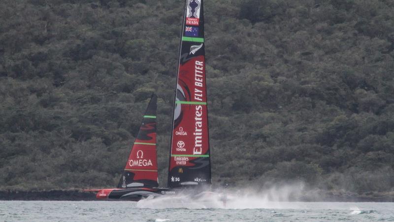 Te Aihe - AC75 - Emirates Team New Zealand - August 14, 2020, Waitemata Harbour, Auckland, New Zealand - photo © Richard Gladwell / Sail-World.com