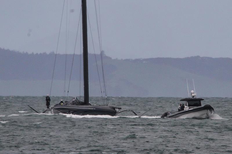 Defiant - AC75 - New York YC - August 14, 2020, Waitemata Harbour, Auckland, New Zealand - photo © Richard Gladwell / Sail-World.com