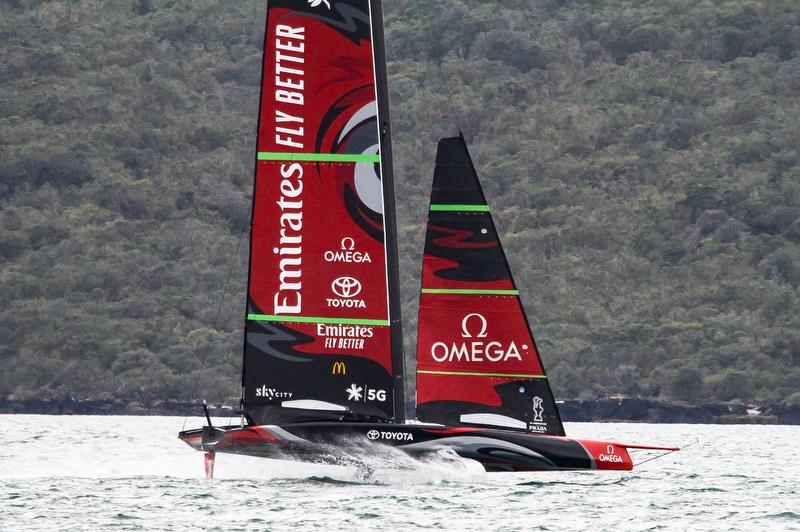 Te Aihe - AC75 - Emirates Team New Zealand - August 14, 2020, Waitemata Harbour, Auckland, New Zealand - photo © Richard Gladwell / Sail-World.com