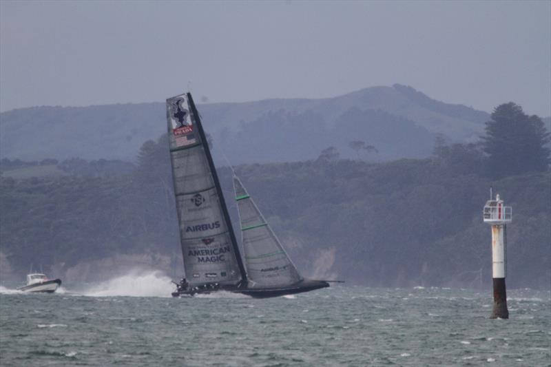 4. American Magic - Defiant - Auckland - August 17, 2020 - Waitemata Harbour - 36th America's Cup photo copyright Richard Gladwell / Sail-World.com taken at Royal New Zealand Yacht Squadron and featuring the AC75 class