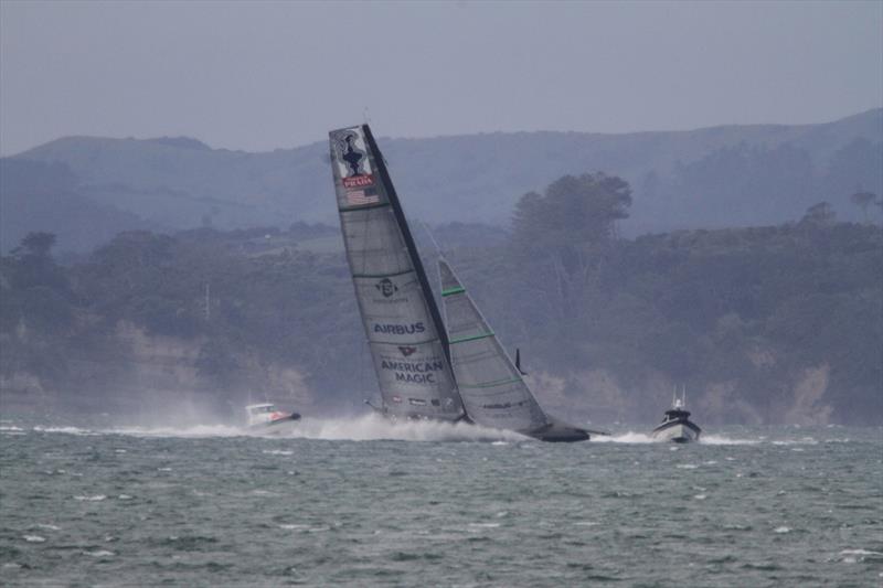 3. American Magic - Defiant - Auckland - August 17, 2020 - Waitemata Harbour - 36th America's Cup photo copyright Richard Gladwell / Sail-World.com taken at Royal New Zealand Yacht Squadron and featuring the AC75 class
