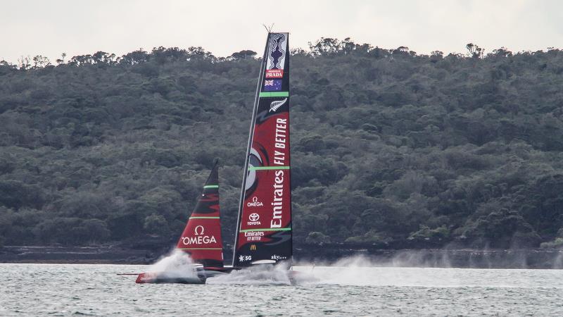 Emirates Team New Zealand - Te Aihe - Auckland - August 17, 2020 - Waitemata Harbour - 36th America's Cup - photo © Richard Gladwell / Sail-World.com