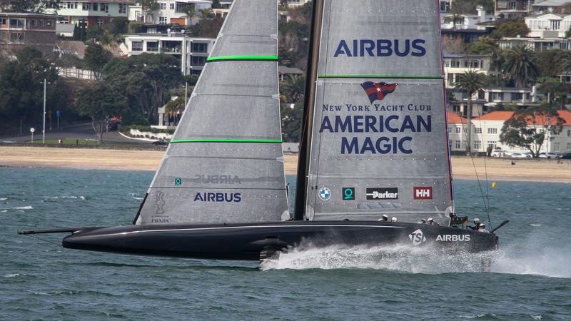 American Magic - Defiant  - Auckland - August 17, 2020 - Waitemata Harbour - 36th America's Cup photo copyright Richard Gladwell / Sail-World.com taken at Royal New Zealand Yacht Squadron and featuring the AC75 class
