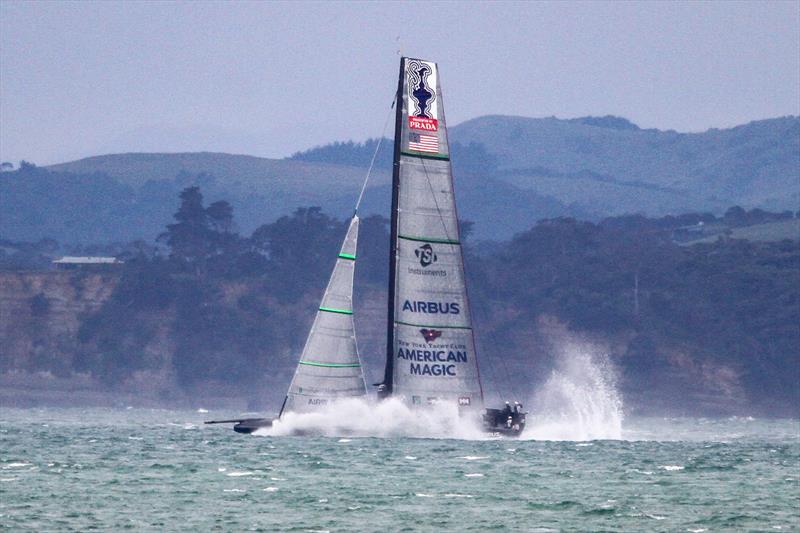 Shades of the Southern Ocean - American Magic - Waitemata Harbour - August 2020 - 36th America's Cup photo copyright Richard Gladwell - Sail-World.com / nz taken at New York Yacht Club and featuring the AC75 class