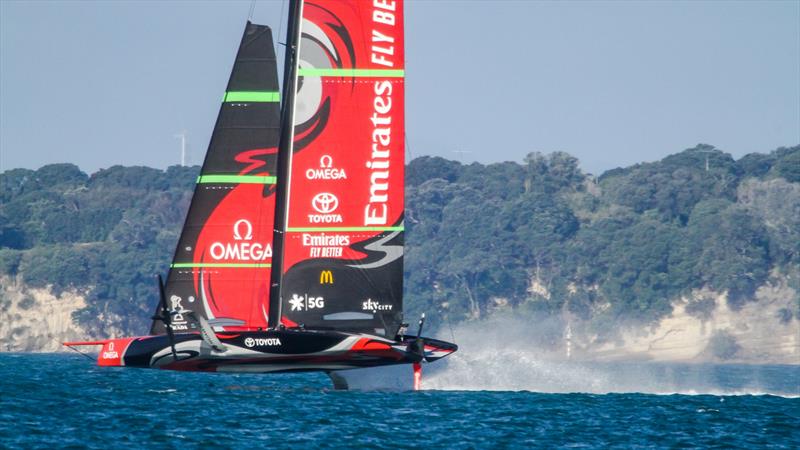 Emirates Team New Zealand - Waitemata Harbour - August 28, 2020 - 36th America's Cup photo copyright Richard Gladwell / Sail-World.com taken at Royal New Zealand Yacht Squadron and featuring the AC75 class