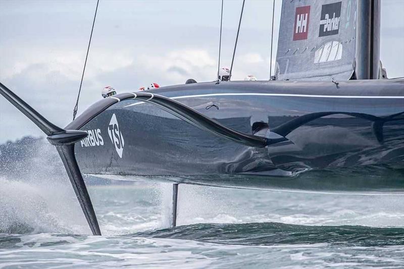 The foil arm was developed as a supplied one-design part - Defiant - American Magic - August 2020 photo copyright Will Ricketson/American Magic taken at New York Yacht Club and featuring the AC75 class