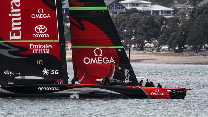 Emirates Team New Zealand - Waitemata Harbour - August 30, 2020 - 36th America's Cup photo copyright Richard Gladwell / Sail-World.com taken at Royal New Zealand Yacht Squadron and featuring the AC75 class