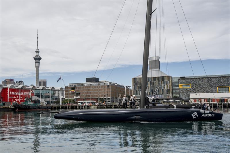 American Magic training on board the AC75 Defiant, first launched America's Cup Challenger New York Yacht Club's team American Magic - photo © Will Ricketson/American Magic