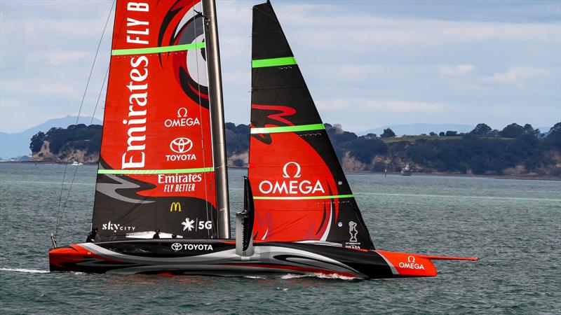 Emirates Team New Zealand - Waitemata Harbour - September 5, 2020,  36th America's Cup photo copyright Richard Gladwell / Sail-World.com taken at Royal New Zealand Yacht Squadron and featuring the AC75 class