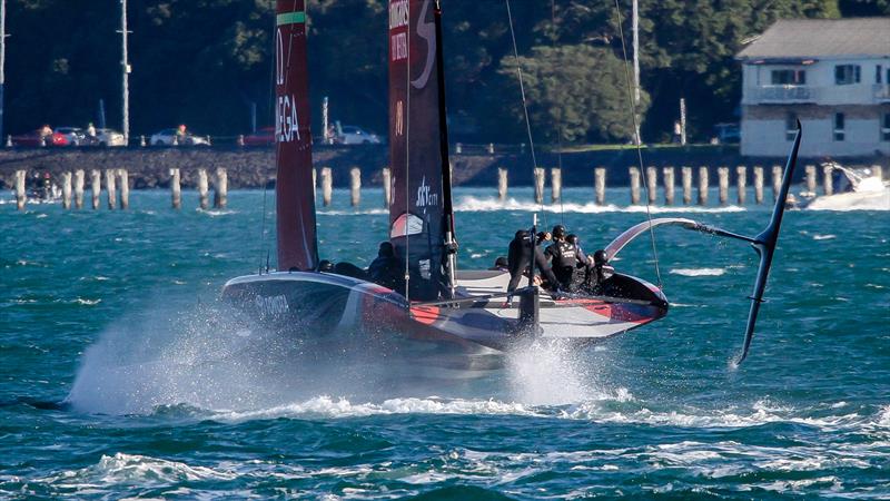 Emirates Team New Zealand - Waitemata Harbour - September 12, 2020 - 36th America's Cup photo copyright Richard Gladwell / Sail-World.com taken at Royal New Zealand Yacht Squadron and featuring the AC75 class