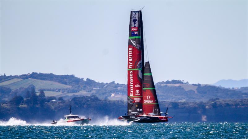 Emirates Team New Zealand - Waitemata Harbour - September 12, 2020 - 36th America's Cup photo copyright Richard Gladwell / Sail-World.com taken at Royal New Zealand Yacht Squadron and featuring the AC75 class