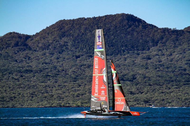 Emirates Team New Zealand - Waitemata Harbour - September 12, 2020 - 36th America's Cup photo copyright Richard Gladwell / Sail-World.com taken at Royal New Zealand Yacht Squadron and featuring the AC75 class