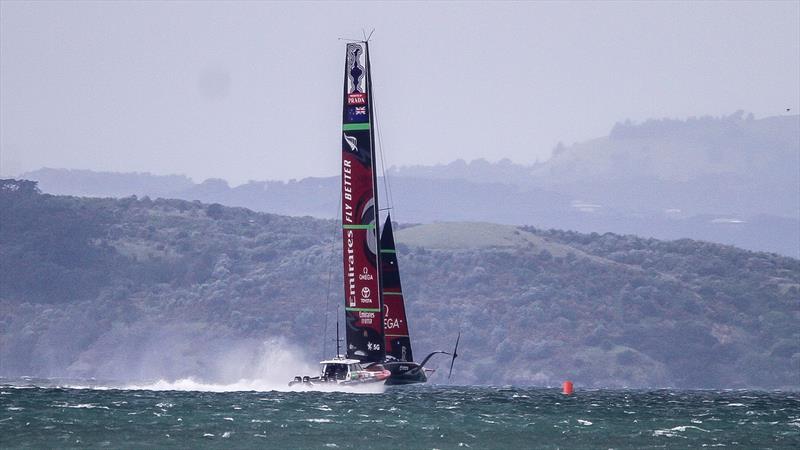 Emirates Team New Zealand - Waitemata Harbour - September 14, 2020 - 36th America's Cup photo copyright Richard Gladwell / Sail-World.com taken at Royal New Zealand Yacht Squadron and featuring the AC75 class